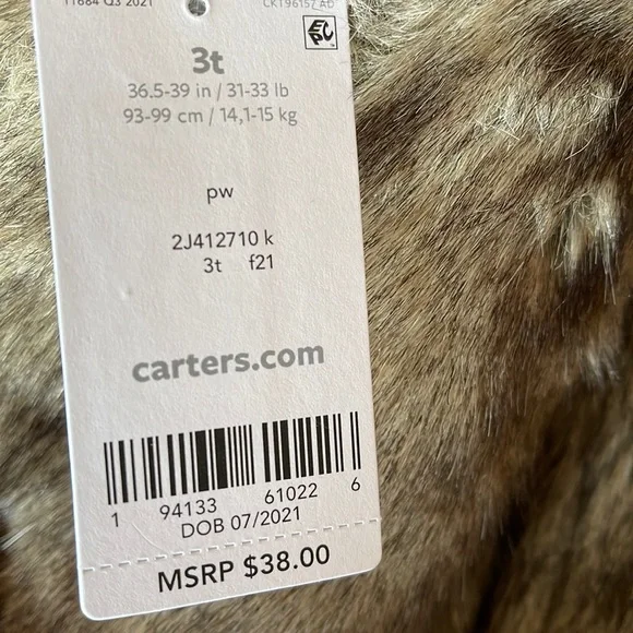 Cute vest for girls 3T - Picture 8 of 8